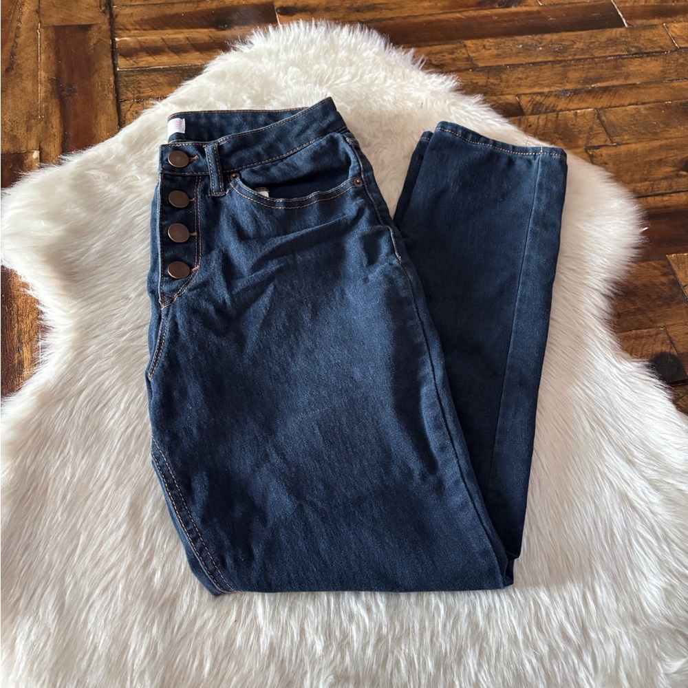 No Boundaries High Rise Dark Blue Jeans
